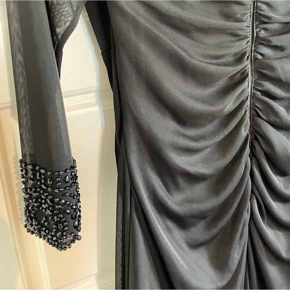 Stunning black Xscape formal evening gown. Like new, never worn. - Picture 3 of 6